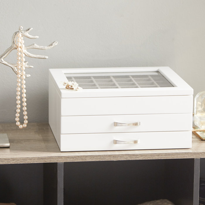 Wrought Studio Dupont Jewelry Box + Drawers & Reviews Wayfair